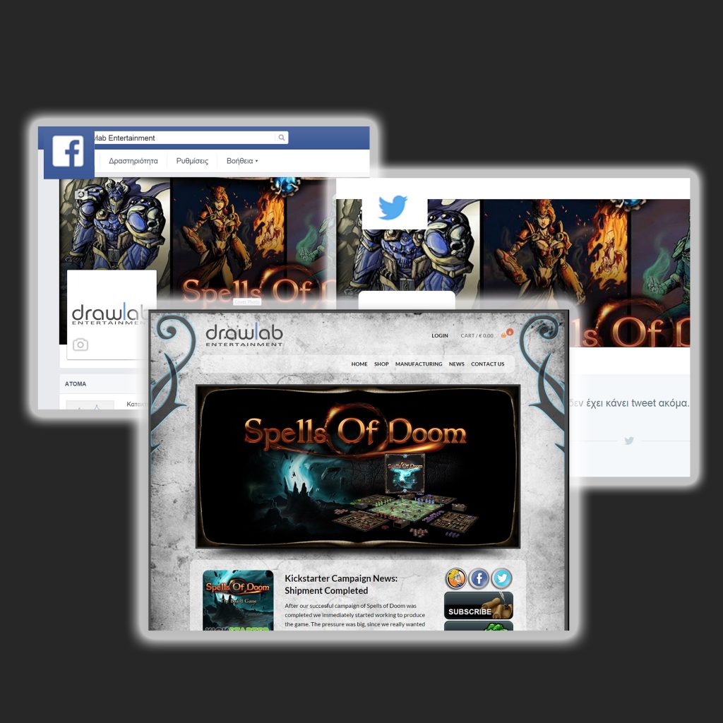 Drawlab Entertainment is now online! New site, new Facebook page and