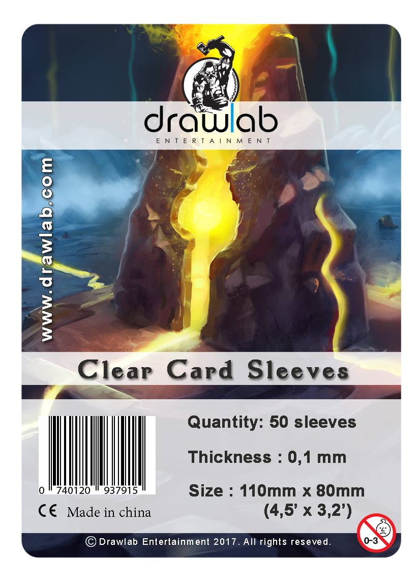 Clear Card 110mm x 80mm Drawlab Entertainment