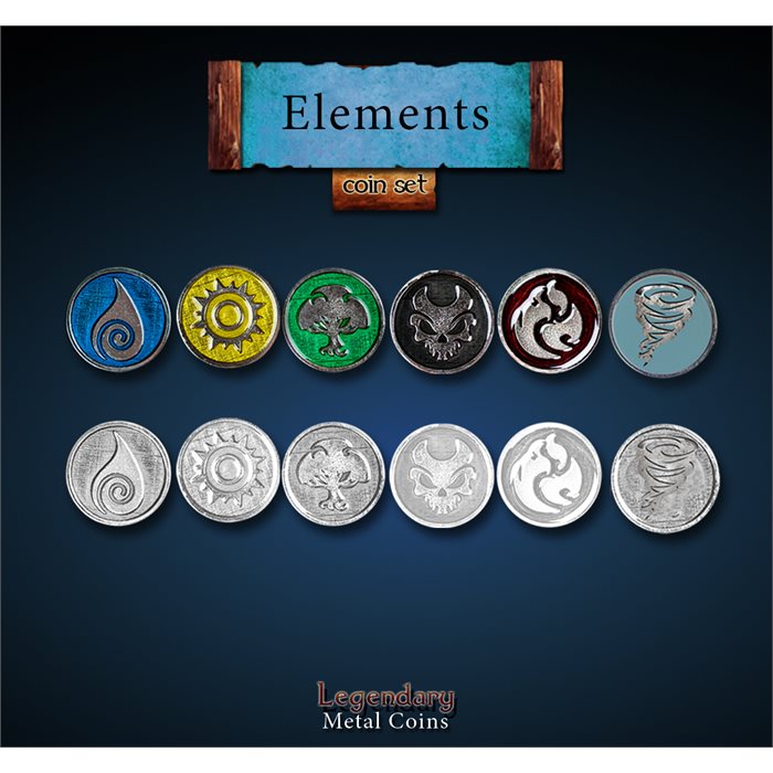 Legendary Metal Coins Season 4 by Drawlab - Alien Coin Set - Gamefound